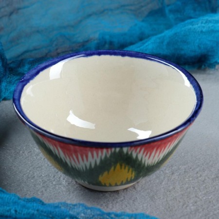 Set of Tea Rishtan Ceramics "Atlas No. 2", 9 items (kettle 1l, Piala 0.3l), mix-15