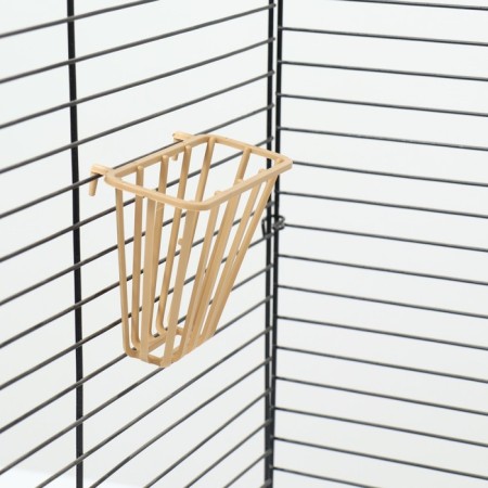 Hay feeder, plastic, 9.5 x 7.5 x 5cm, beige-2