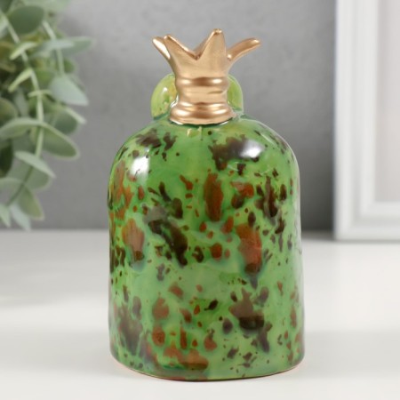 Souvenir Ceramics "Frog-Prince in the Crown" 6.7x6.8x11.8 cm-2