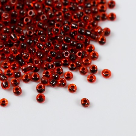 Beads "Zlatka" 08/0, 3 mm, 10 g 0310 red