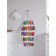 Apron kitchen with a photo print "French cakes", adjustable, size OS