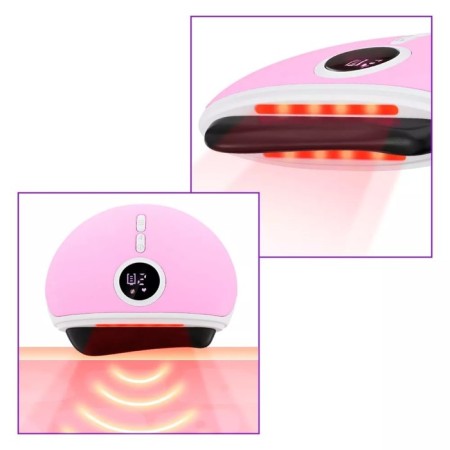 Facial massager KitFort KT-2963, electric, vibration, 5 watts, from the battery, pink-3