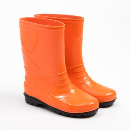 Rubber boots baby, orange color+black, size 31