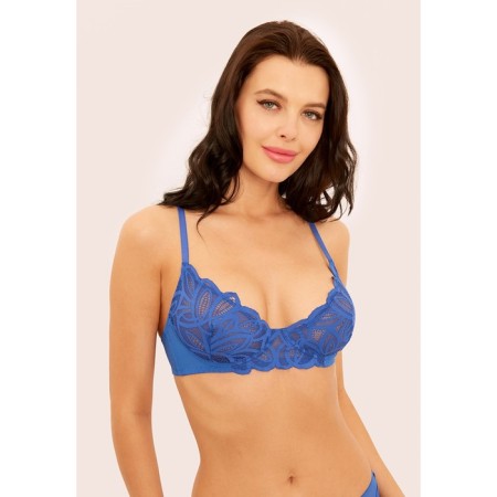 Women's brason, size 70b, blue color-6