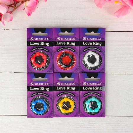 Erective ring Sitabella, latex, d-2 cm, mix-1