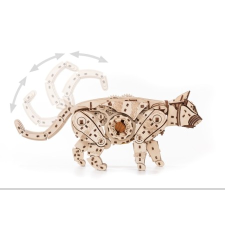 Mechanical team model, wooden designer "Cat (cat)"-4