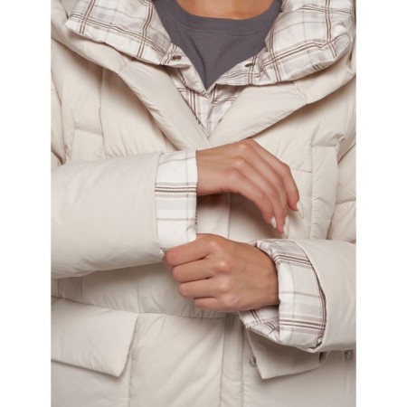 Winter jacket, size 44, beige color-12