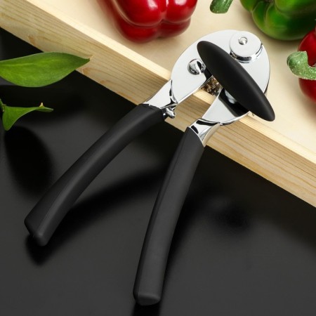 Canning knife adagio, stainless steel, black color-1