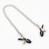 BDSM Assessoir Okopoki, clamps for nipples with a chain, metal, black