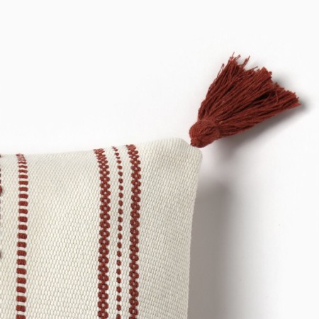 Decorative pillowcase "Ethel" Scandil 45*45 cm Bordeaux, 100% p/e-1