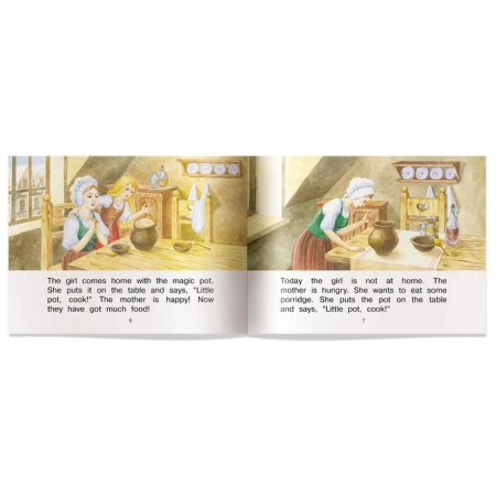 Foreign Language Book. Magic pot of porridge. (in English). Naumova N.A.-3