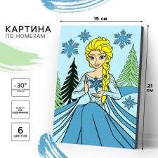 Picture on numbers for children 