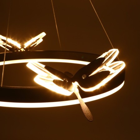 LUST "DRAGRAL" LED 48W 3000-6000K Black 52x52x80 cm Bayerlux-7