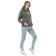 Hoody Female Klery Bands, Size 44, Khaki Color