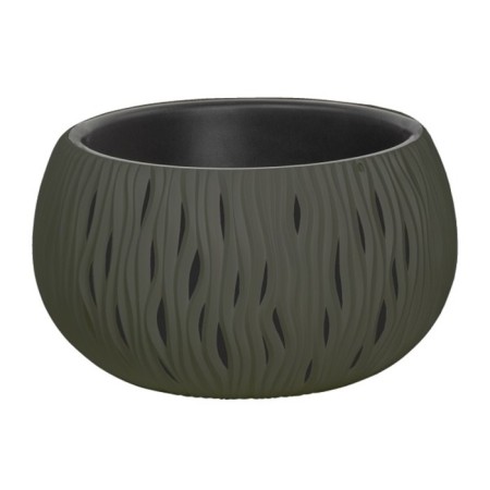 Sandy Bowl Kashpo, 2 subjects: internal and outer capacitance, 9 l, color gray color