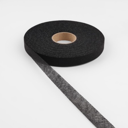 Adhesive tape thread in oblique, 15 mm × 100 m, black color-1