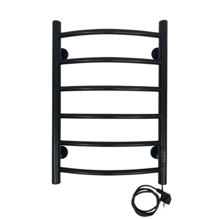 Electric towel "Sanprise" Classic P6, 400x600 mm, universal, black