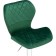 Barrier stool Porch metal/velor, chrome/green 46x49x88 cm