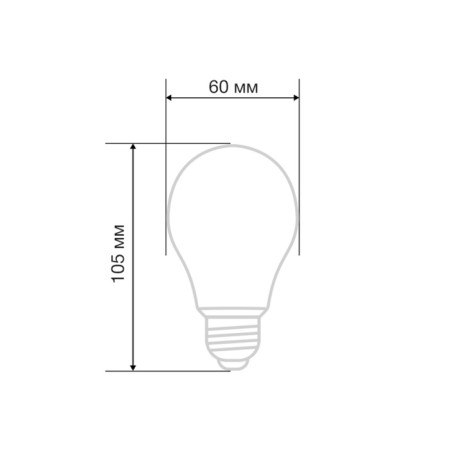 Lamp Filament Pear A60 13.5W 1600LM 4000K E27 Transparent Rexant Sales-2
