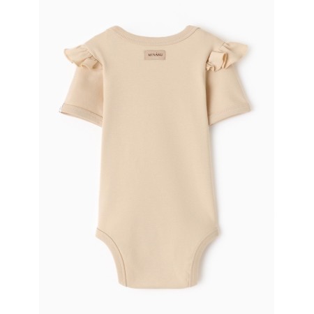 Body Children with ruffles Minaku "Nature", beige color, height 80-86 cm-9