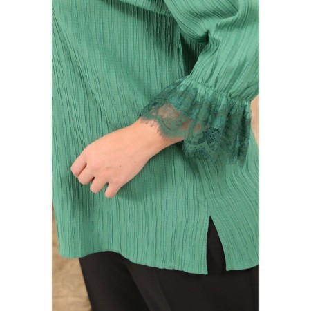 Female jumper, size 50, green color-4