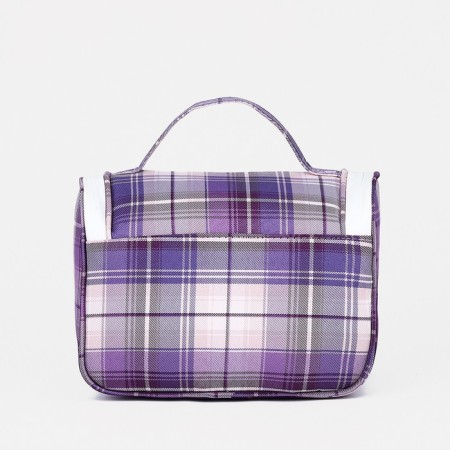 Lightning cosmetic bag, gray/purple color-1