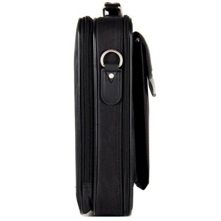 Business bag, lightning department, external pocket, black color-4