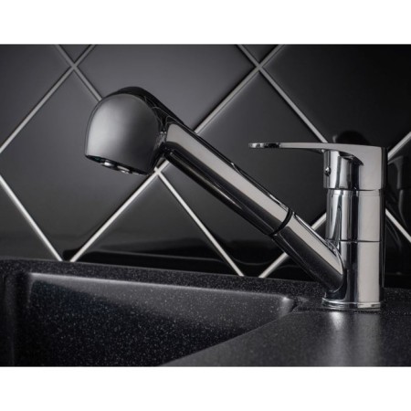 Kitchen mixer "RMS" SL52-014, exhaust watering can, cartridge 40 mm, zinc, chrome-1