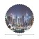 The tablecloth “City of modernity”, round, Saten, d = 150 cm