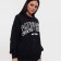 Women's costume (sweatshirt/pants), black color, size m (44)
