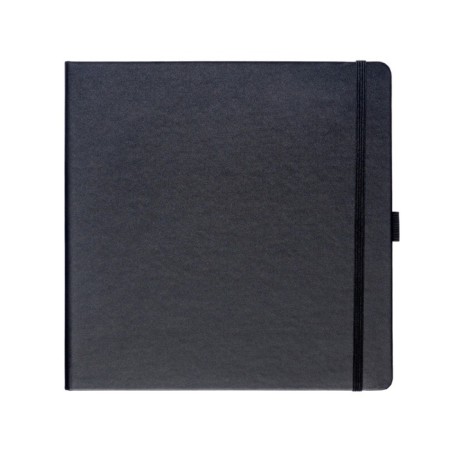 Sketchmarker sketchbook, 200 x 200 mm, 80 sheets, solid boumvinyl cover, black, block 140 g/m2-2