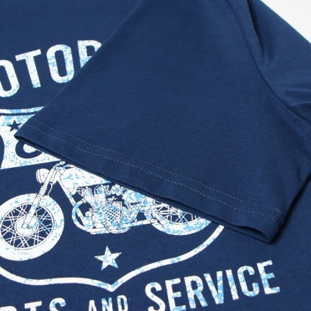 Male Motor City T-shirt, dark blue color, size 50-2