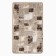 Rectangular carpet Florida 60x100 cm, pp 100%, jute