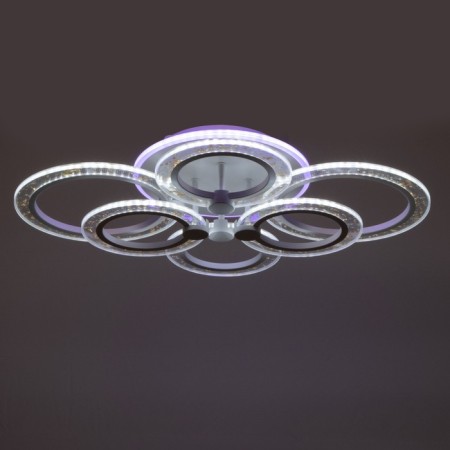 Люстра с ПДУ 1888/6 LED 108Вт диммер белый 44х62х12 см BayerLux-8