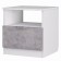 Clothing cabinet "Accent No. 13", 420 × 423 × 455 mm, white color / EXTRANT