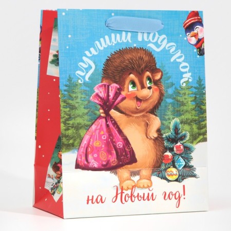 Laminated vertical "Best Gift", MS 18 x 23 x 10 cm, New Year-3