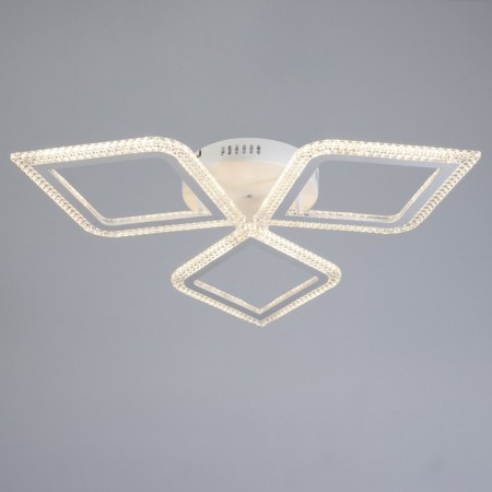 The chandelier is LED DIM. Losanga du 3 dir. , 72W white Ø71.5x7.5cm Ritter-1