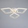 The chandelier is LED DIM. Losanga du 3 dir. , 72W white Ø71.5x7.5cm Ritter