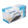 Iron Vitek VT-201 BN, 2200 W, ceramic sole, steam blow, brown