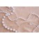 Pearls on threads, round, 6 mm, 9 ± 1 m, white color