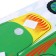 Puzzle - Velcro machine, green