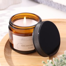 Aromatic candle in the bank 