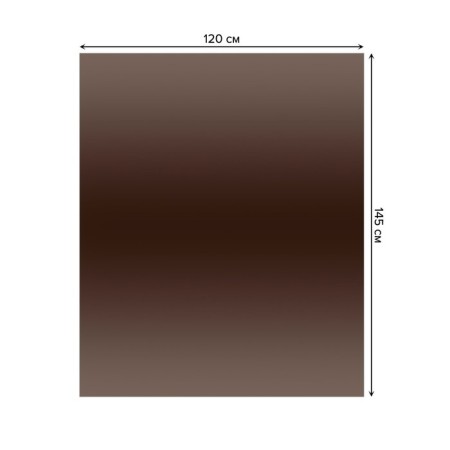 The tablecloth “Brown overflow”, rectangular, Saten, size 120x145 cm-1