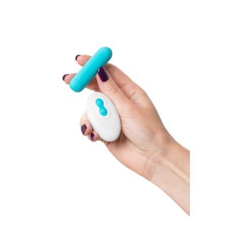 Vibroopul A-Toys TNIM, 6.5 cm, silicone, blue color-4