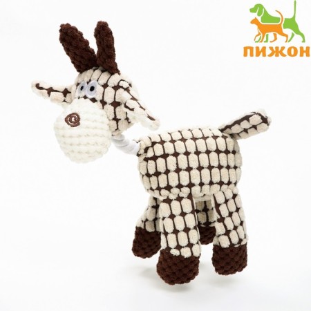 Soft toy for dogs "Funny Dvor", 27 x 8 cm, mix of flowers