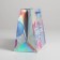 Gift holographic package, packaging, Birthday Pressent, 23 x 10 x 18 cm