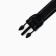 Nylon collar with fastx 2 cm, b -black