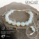 Bracelet ball No. 10 "Moonstone" Shambhala, d = 6 cm