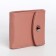 Women's wallet on magnet, pink color