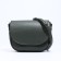 Richet bag on a magnet, outer pocket, long belt, green color